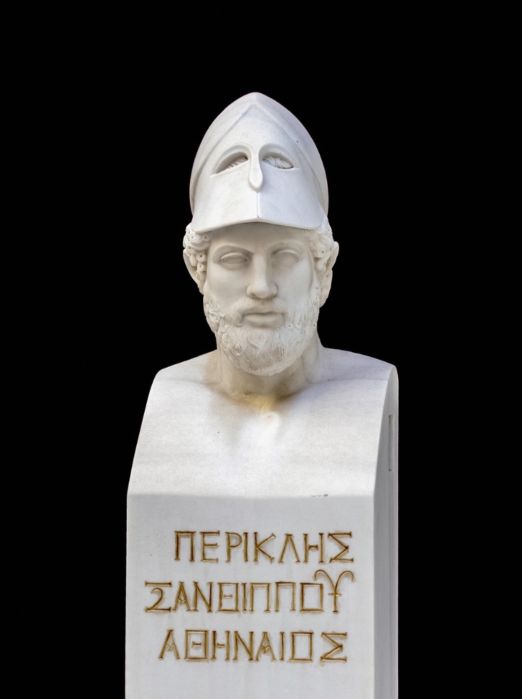 Perikles war Heerführer des Stadtstaates Athen und ein bedeutender Staatsmann der Attischen Demokratie Büste des Perikles - Heerführer des Stadtstaates Athen