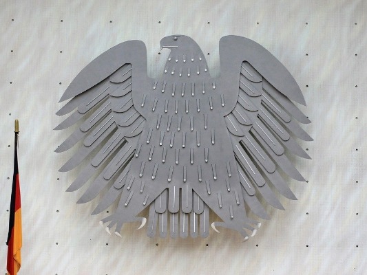 Bundesadler im alten Bundestag