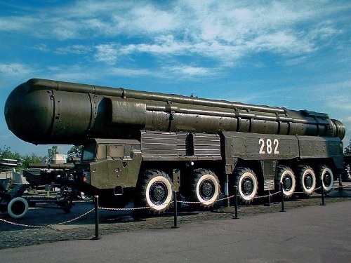 SS-20-Mittelstrecken-Rakete