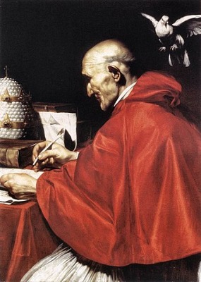 Papst Gregor der Große - gemalt um 1614 von Jusepe de Ribera. Papst Gregor der Große