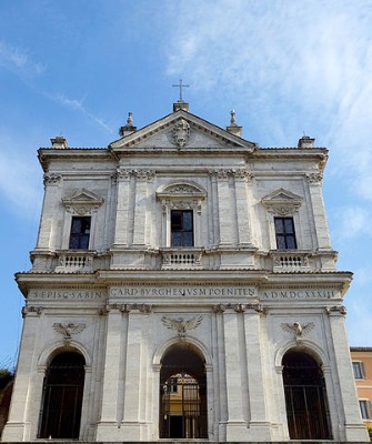Gregor der Große gründete ein Kloster auf dem Monte Celio. San Gregorio al Monte Celio
