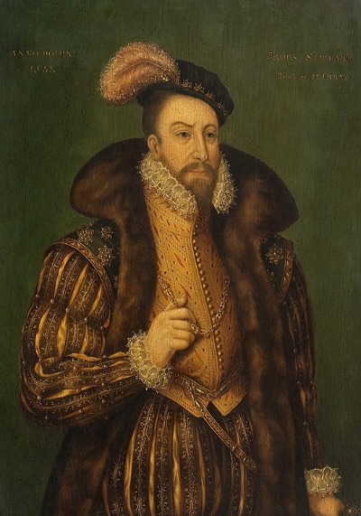 James Stewart, 1. Earl of Moray, war der erste Vormund von Jakob I. von England. James Stewart Porträt