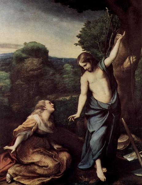 Maria Magdalena gemalt von Corregio um 1518. Maria Magdalena