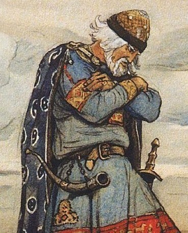 Oleg der Weise gründete das Reich der Kiewer Rus. Oleg der Weise