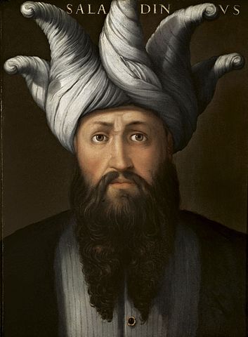 Das Gemälde von Sultan Saladin stammt aus dem 17. Jahrhundert. Sultan Saladin