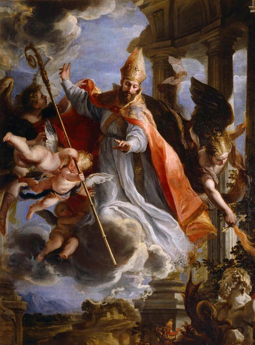 Das Gemälde des Heiligen Augustinus befindet sich im Museo del Prado. Augustinus von Hippo Gemälde
