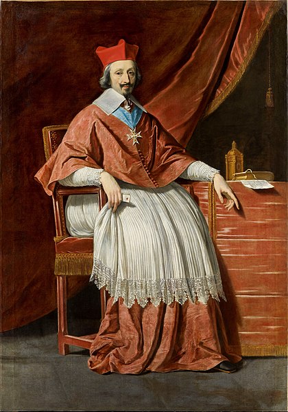 Gemälde von Kardinal Richelieu aus dem Jahr 1636. Kardinal Richelieu
