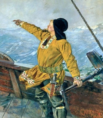 Leif Eriksson entdeckte Neufundland. Leif Eriksson