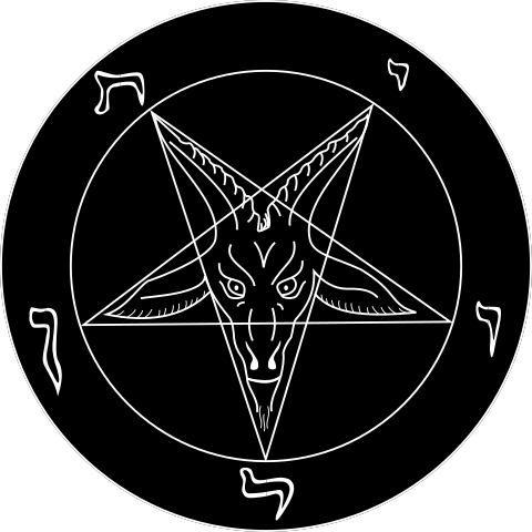 Baphomet ist auf dem Siegel der Church of Satan abgebildet. Baphomet-Siegel Church of Satan
