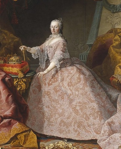 Friedrich der Große führte Krieg gegen Kaiserin Maria Theresia. Kaiserin Maria Theresia