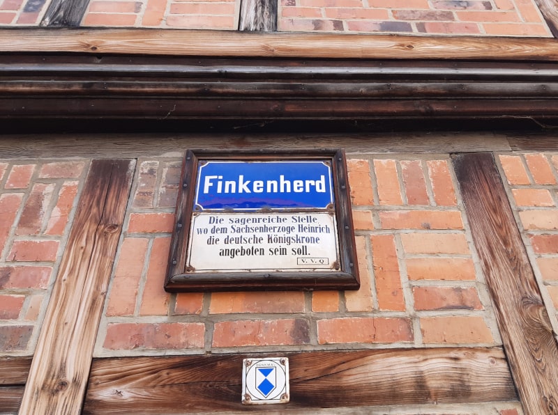 Heinrich I. Königskrone Finkenherd in Quedlinburg